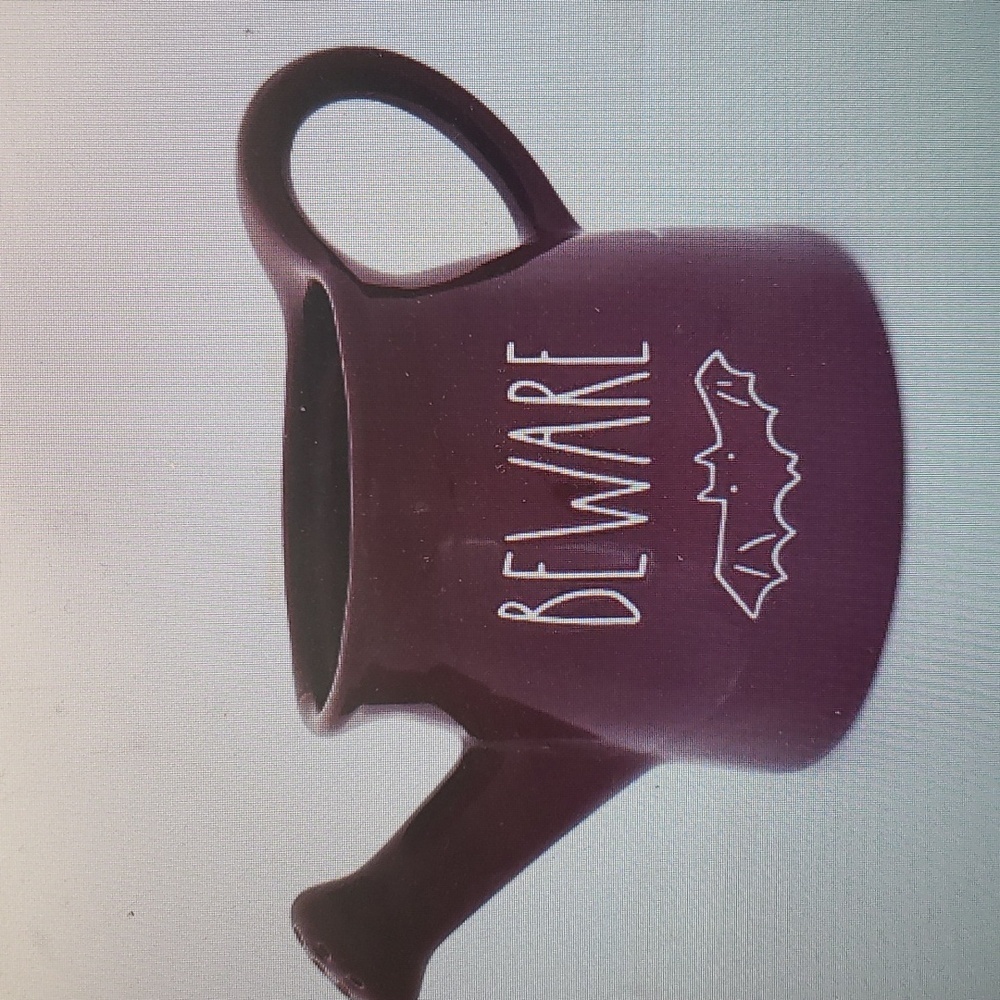 Rae Dunn BEWARE Halloween Watering Can